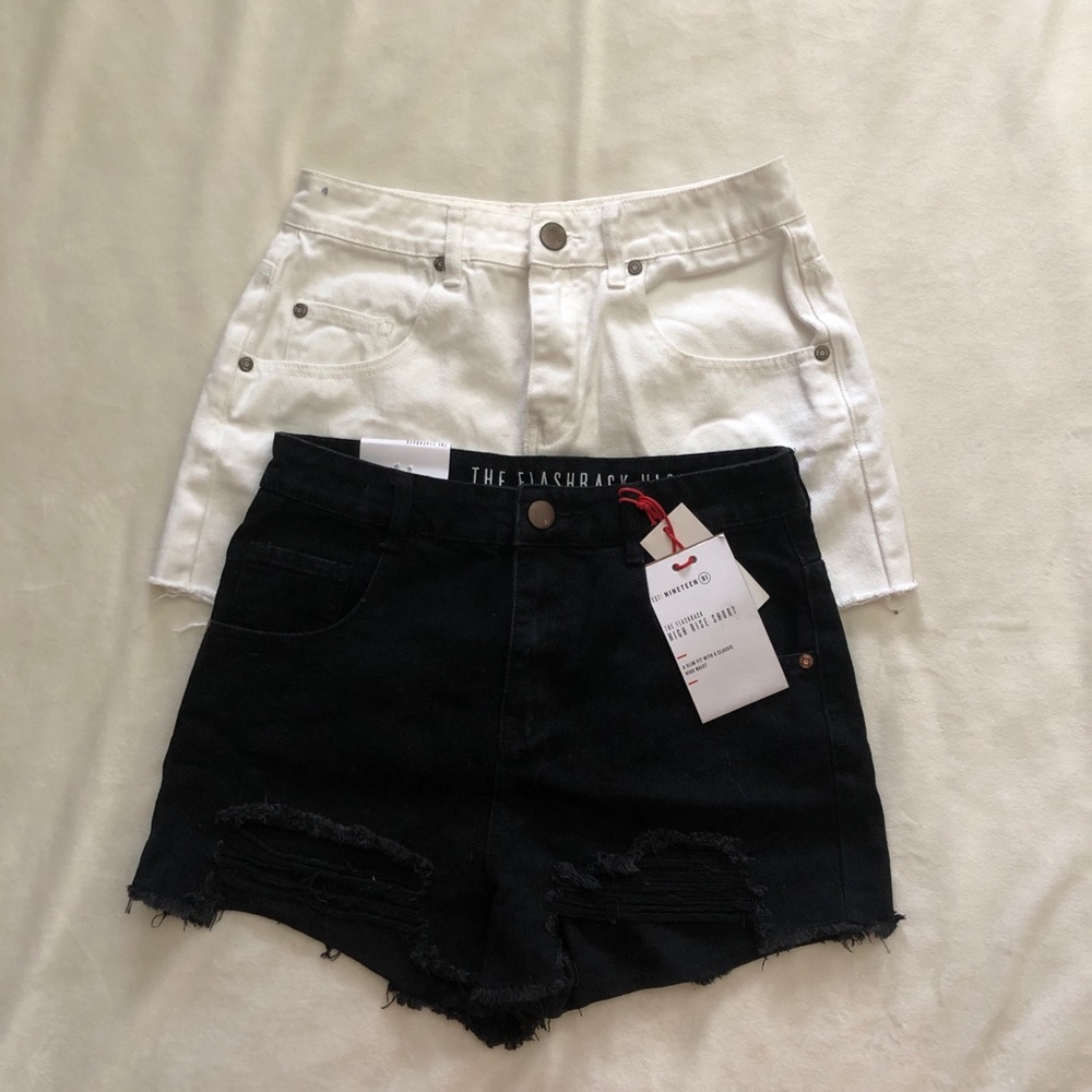 2 NEW Sz 6 Cotton On Flashback Shorts